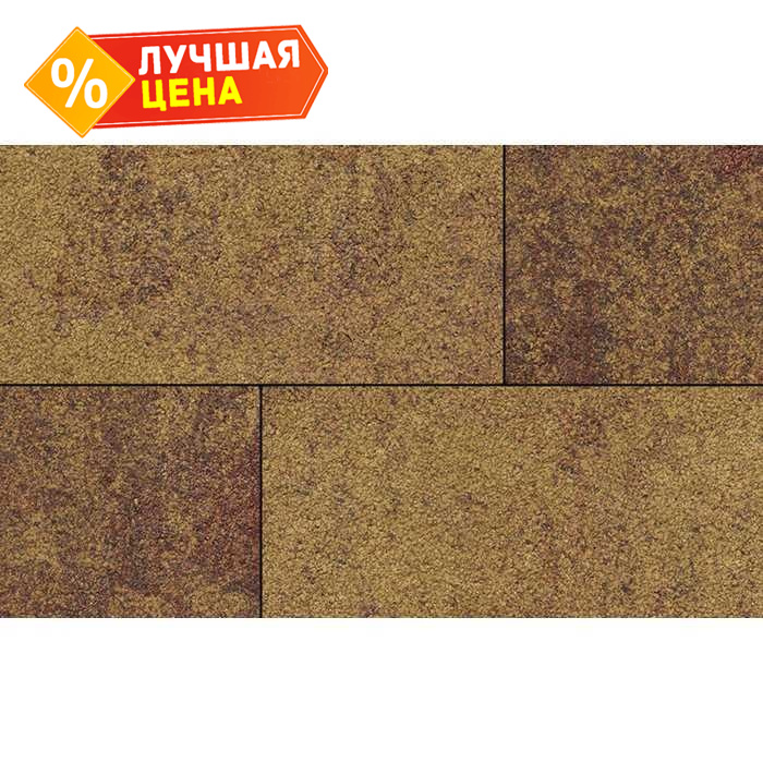 Плитка тротуарная Квадрум Б.7.К.8 Листопад гранит Осень 600х600х80 мм