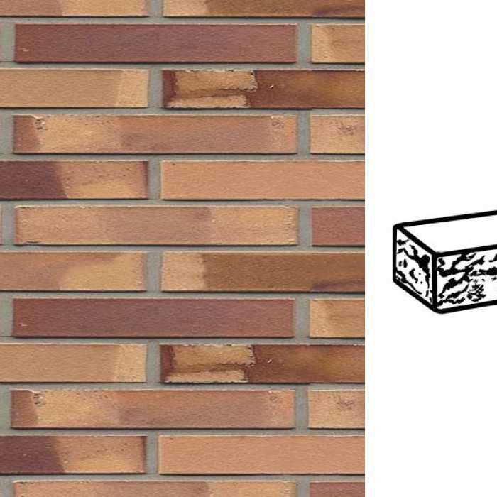 Кирпич клинкерный Muhr 08 S Lachsrot Spezial готик, 290х90х40 мм