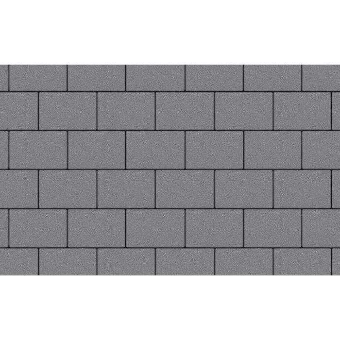 Плитка тротуарная Прямоугольник (Ла-Линия) Б.1.П.8 гранит серый, 300х200х80 мм